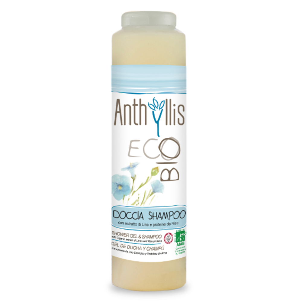 Doccia Shampoo Lino&Riso, 250 ml